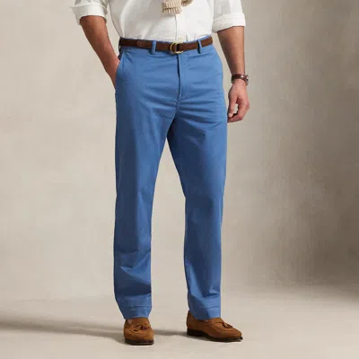 Ralph Lauren Bedford Classic Fit Washed Chino Pant In Delta Blue