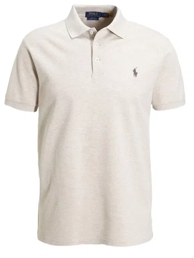 Ralph Lauren Beige Cotton Polo Shirt