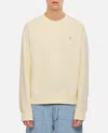Polo Ralph Lauren Beige Cotton Sweatshirt In Beige