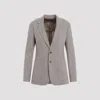 Polo Ralph Lauren Tailored Herringbone Jacket In Wool-silk-cashmere Blend In Nude & Neutrals