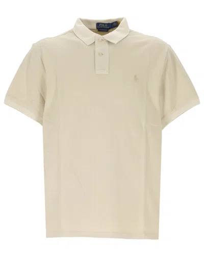 Ralph Lauren Beige Polo With Logo
