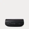 Ralph Lauren Bellport Leather Long-flap Clutch In Black