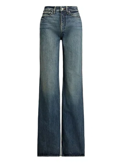 Ralph Lauren Belt-loops Jeans In Blue
