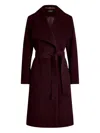Ralph Lauren Wool Wrp 42 Lined Coat In Multi