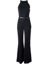 Ralph Lauren Belted Jumpsuit In Multi