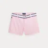 Ralph Lauren Kids' Belted Stretch Chino Short In Pink