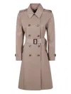 Ralph Lauren Belted Trench Coat In Multi