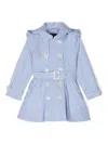Polo Ralph Lauren Belted Trench-coat In Blue