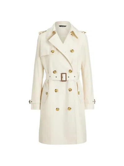 Ralph Lauren Belted Trench-coat In Neutral