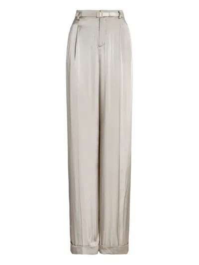 Ralph Lauren Belted Trousers In Neutral