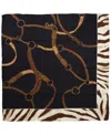 Ralph Lauren Belting Square Scarf In Black