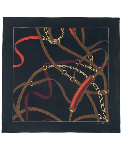 Ralph Lauren Belting Square Scraf In Multi