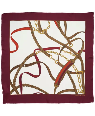 Ralph Lauren Belting Square Scraf In Multi