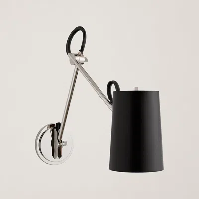 Ralph Lauren Benton Double Library Sconce In Black