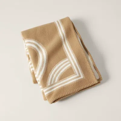 Ralph Lauren Berken Throw Blanket In Brown