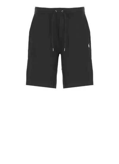 Ralph Lauren Bermuda Shorts With Pony In Polo Black