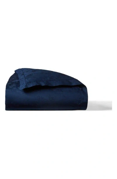 Polo Ralph Lauren Bethany Floral Jacquard Duvet Cover In Polo Navy