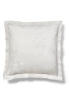 Ralph Lauren Bethany Floral Jacquard Euro Pillow Sham In White
