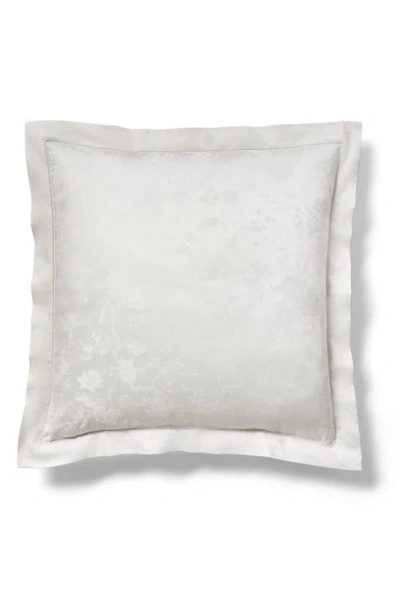 Ralph Lauren Bethany Floral Jacquard Euro Pillow Sham In Parchment