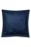 Polo Ralph Lauren Bethany Floral Jacquard Euro Pillow Sham In Polo Navy