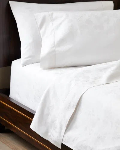 Ralph Lauren Bethany Jacquard Organic Cotton Standard Pillowcase In White