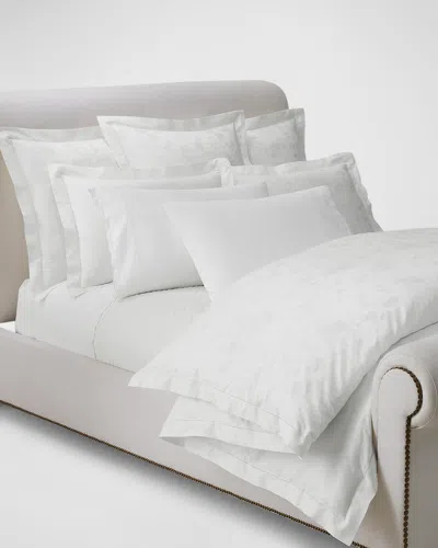 Ralph Lauren Bethany Jacquard Organic Cotton Standard Pillowcase In Gold