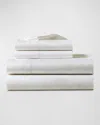 Polo Ralph Lauren Bethany King Jacquard Organic Cotton Fitted Sheet In Parchment