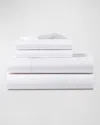 Polo Ralph Lauren Bethany King Jacquard Organic Cotton Fitted Sheet In Studio Wht