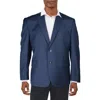 Ralph Lauren Big & Tall Lattimore Mens Pocket Wool Two-button Blazer In Blue