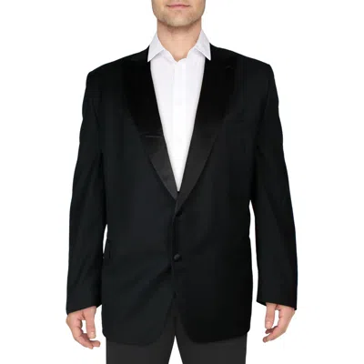 RALPH LAUREN BIG & TALL LEARY MENS STRETCH WOOL TWO-BUTTON BLAZER
