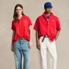 Ralph Lauren Big Fit Polo Sport Chino Camp Shirt In Rl2000 Red