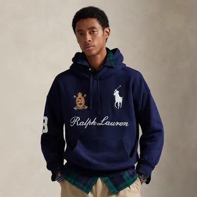Ralph Lauren Big Pony 20th Anniversary Hoodie In Blue
