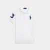 Polo Ralph Lauren Kids' Big Pony Cotton Mesh Polo Shirt In White