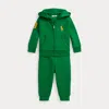 Ralph Lauren Big Pony Fleece Hoodie & Jogger Pant Set In Multi