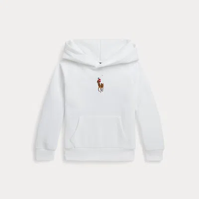 Polo Ralph Lauren Big Pony Fleece Hoodie In White