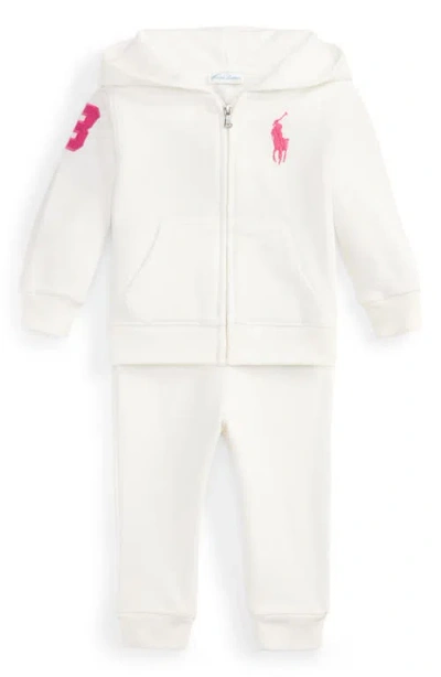 RALPH LAUREN RALPH LAUREN BIG PONY FLEECE ZIP HOODIE & JOGGERS SET