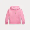 Polo Ralph Lauren Kids' Big Pony French Terry Hoodie In Pink