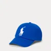 Polo Ralph Lauren Big Pony Twill Ball Cap In Sapphire Star