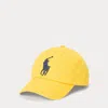 Polo Ralph Lauren Big Pony Twill Ball Cap In Yellowfin