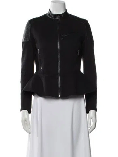Pre-owned Ralph Lauren Biker Jacket In Black