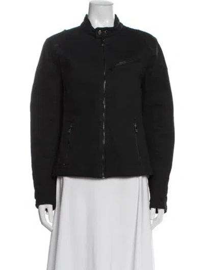 Pre-owned Ralph Lauren Biker Jacket In Black