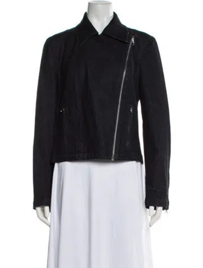 Pre-owned Ralph Lauren Biker Jacket In Black