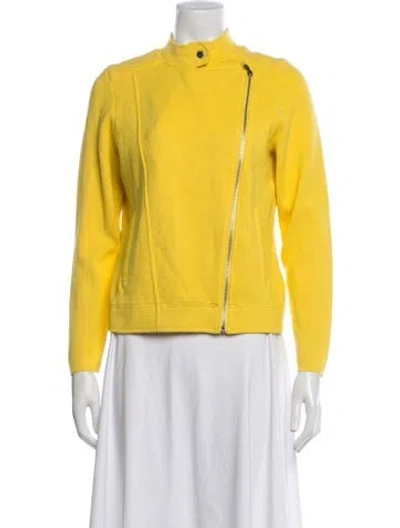 Pre-owned Ralph Lauren Biker Jacket In Yellow