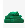 Polo Ralph Lauren Billiard Logo-embroidered Cotton Bath Sheet 90cm X 160cm In Billiard