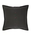 Ralph Lauren Billie Square Cushion Cover In Black