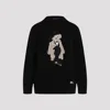 Ralph Lauren Bear Motif Cashmere Pullover With Front Design