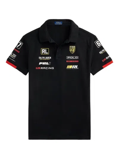 Ralph Lauren Black Cotton Polo T-shirt