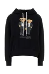 Ralph Lauren Black Cotton Sweatshirt In Black
