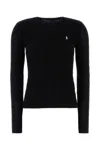 Ralph Lauren Black Wool Crewneck Sweater