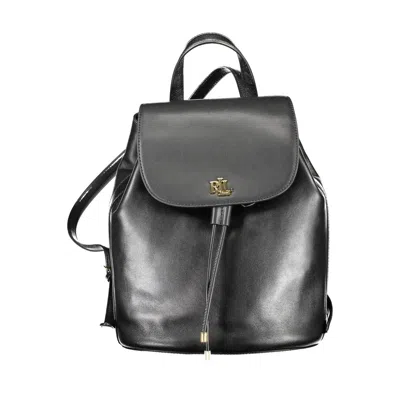 Polo Ralph Lauren Black Leather Backpack